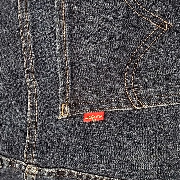 Levi’s Plus Size Denim Shorts Dark Wash Size 22W - Picture 9 of 9